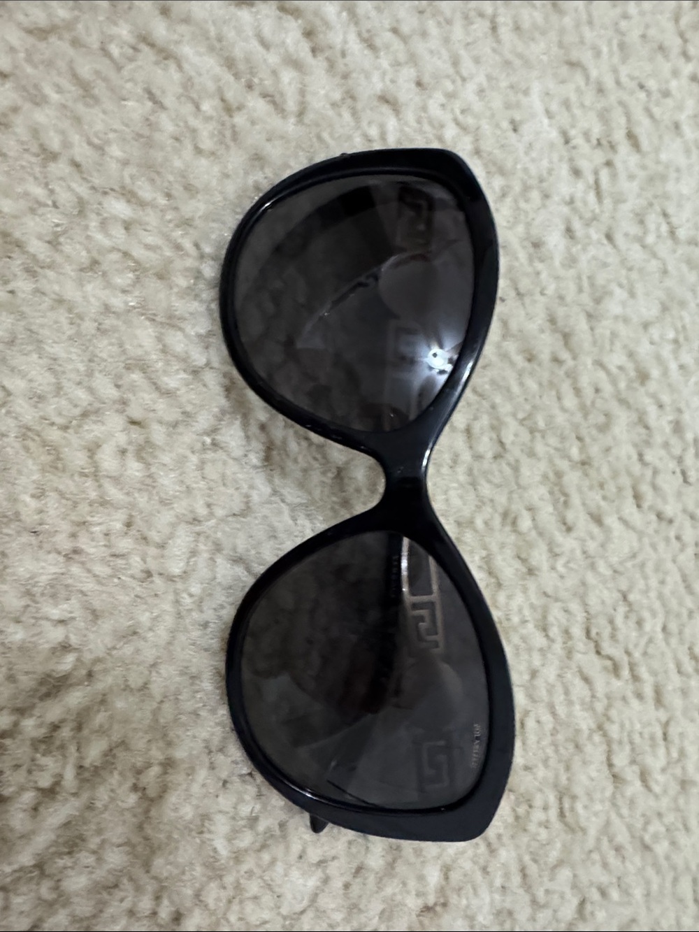Versace Black Oversized Women’s Sunglasses